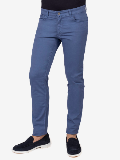 Immagine di Pantalone in cotone twill modello 5 tasche
