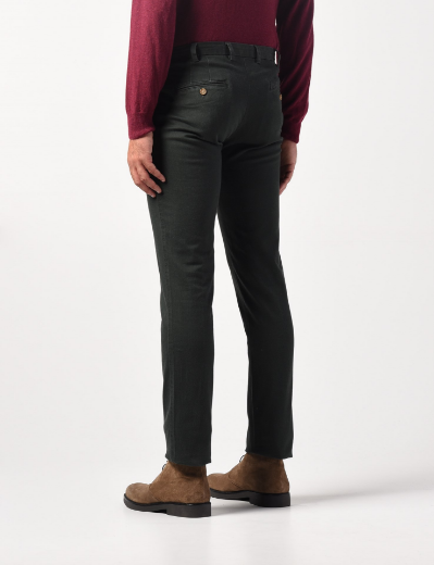 Picture of Cotton satin chino trousers