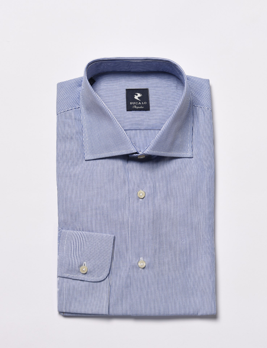 Picture of Striped cotton poplin shirt