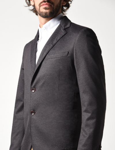 Picture of Micro patterned jersey jacket