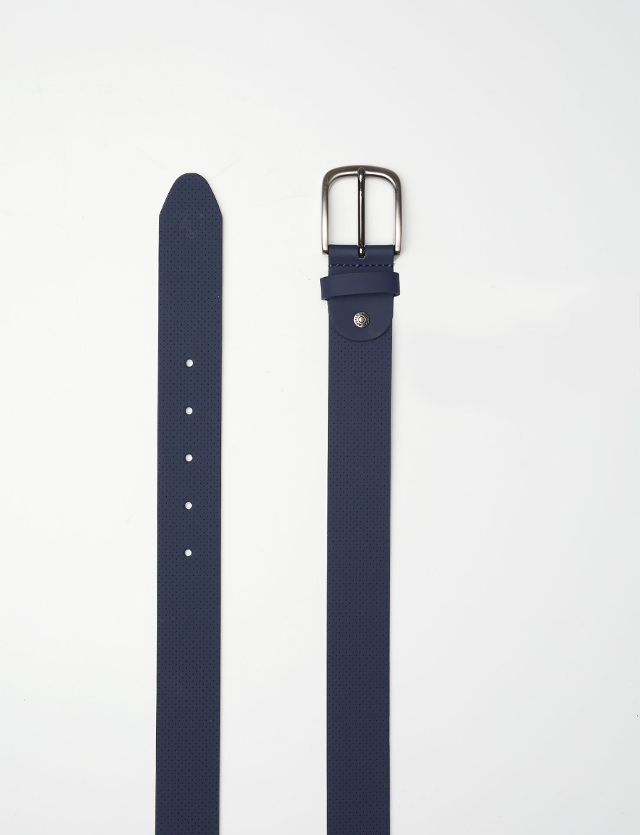 Picture of RUBBER belt. Height: 35mm. BLUE