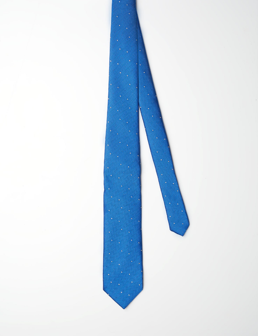 Picture of TIE WITH EAR PATTERN LIGHT BLUE BACKGROUND