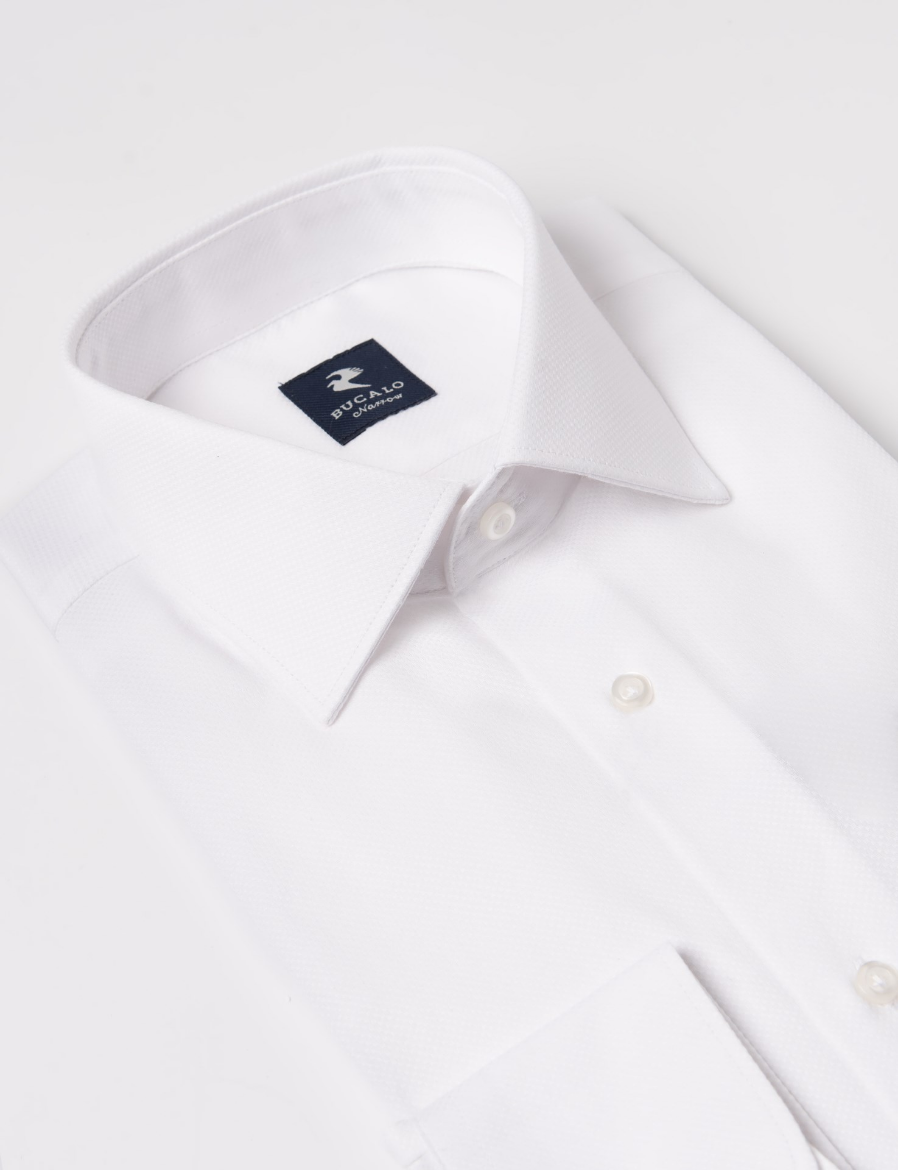 Picture of PURE COTTON SHIRT WITH ITALIAN COLLAR