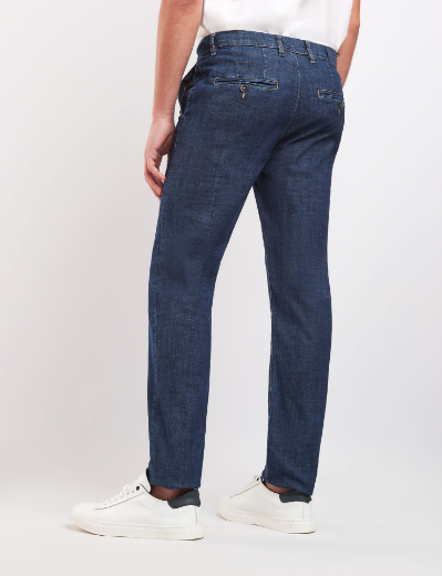 Picture of CHINO TROUSERS IN LIGHT JEANS FABRIC
