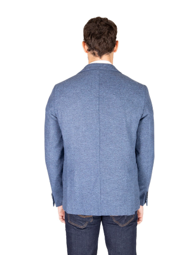 Picture of Unlined jacket with herringbone design, patch pocket