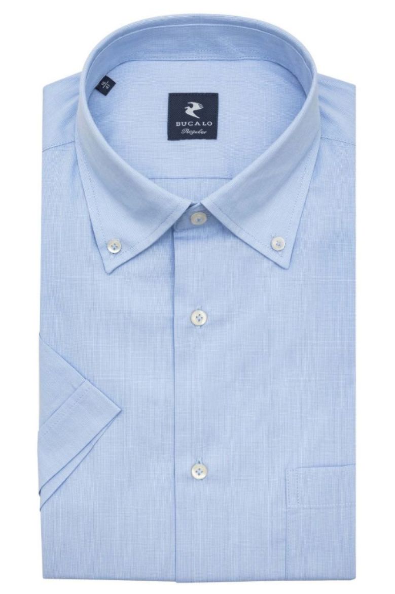 Immagine di CAMICIA DI COTONE  IN BUTTON DOWN MEZZA MANICA