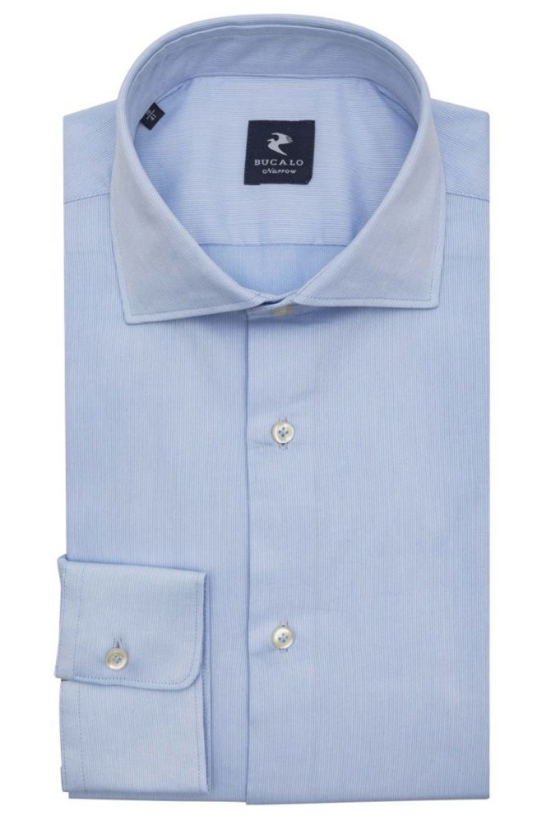 Immagine di CAMICIA DI COTONE  COLLO FRANCESE PICCOLO