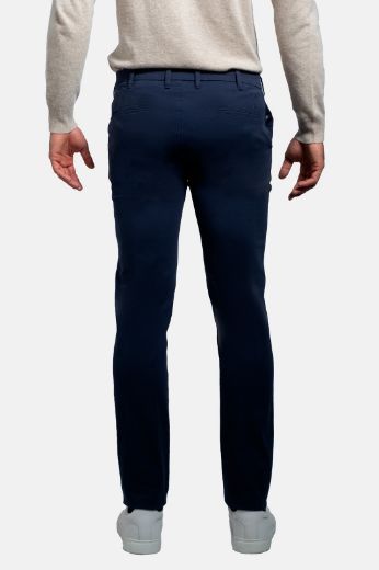 Immagine di PANTALONE INFORMALE  MODELLO CHINO IN COTONE  TWILL, TINTA UNITA, VESTIBILITA' SLIM