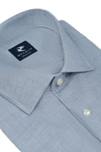 Immagine di CAMICIA IN PIQUET TINTA UNITA COLLO SEMIFRANCESE PICCOLO