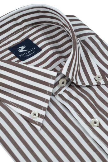 Immagine di CAMICIA RIGATA   COLLO BUTTON DOWN