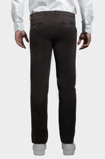 Immagine di PANTALONE CHINO IN TESSUTO ARMATURATO UNITO