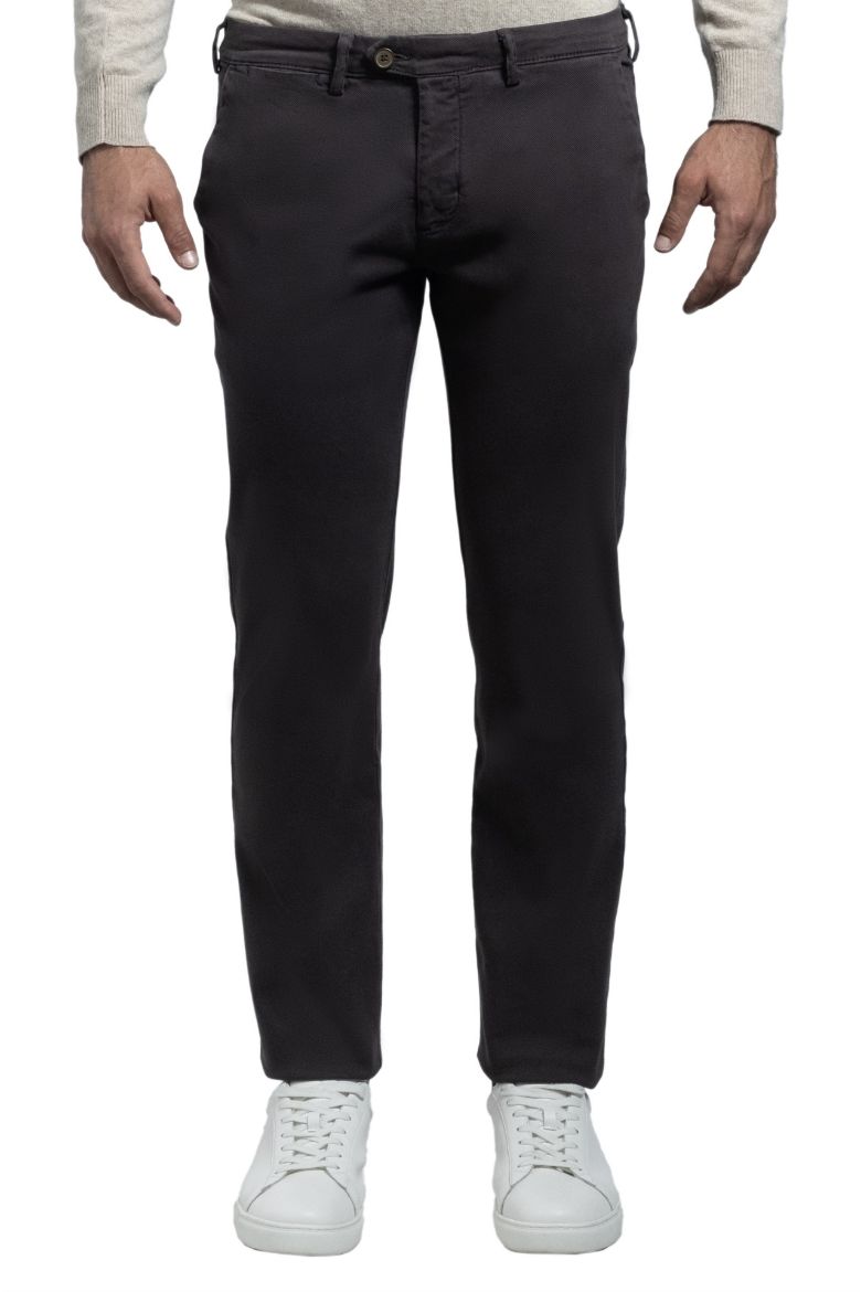 Immagine di PANTALONE CHINO IN TESSUTO ARMATURATO UNITO